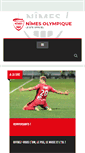 Mobile Screenshot of nimes-olympique.com